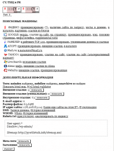 Как проверить есть ли индексируемые внешние ссылки на вашем сайте с помощью dinews.ru-02