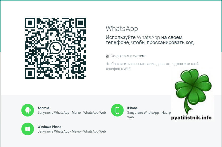 QR-код Whatsapp
